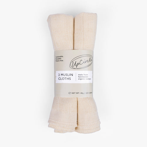 Organic Muslin Face Cloths