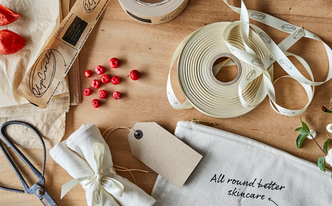 Fabulous DIY Christmas wrapping ribbon and labels.AND it's  zero waste !