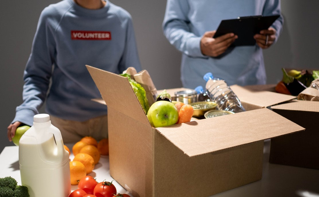 Team UpCircle volunteers at Euston Food Bank!
