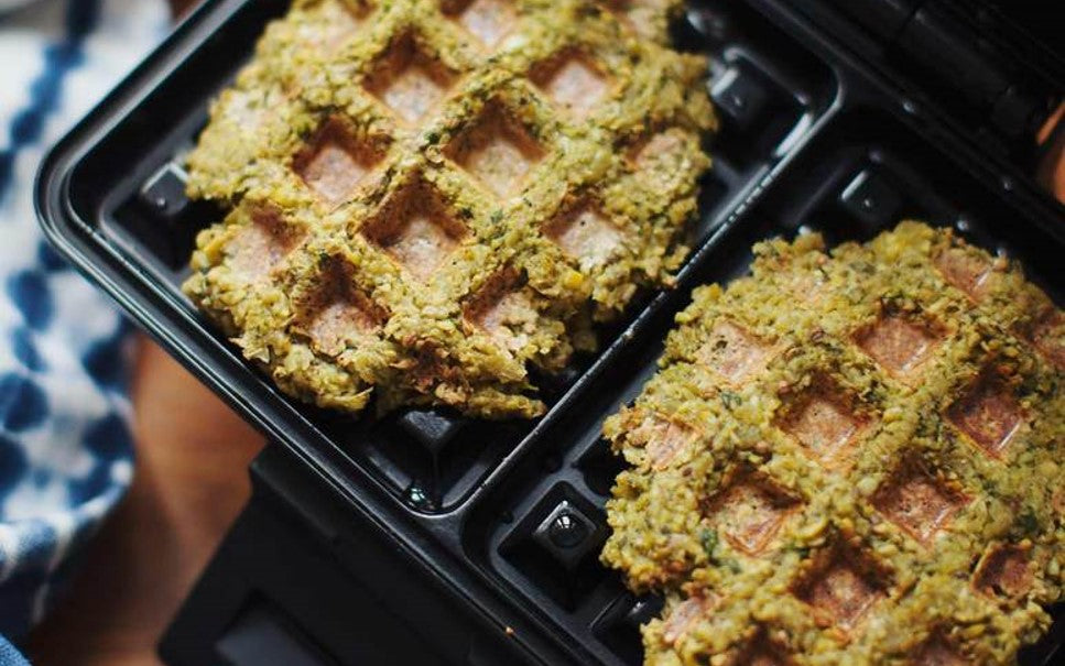 Fran's sweet buckwheat banana waffles