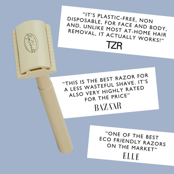 Reusable Plastic-Free Razor | Sustainable Safety Razor - UpCircle Beauty