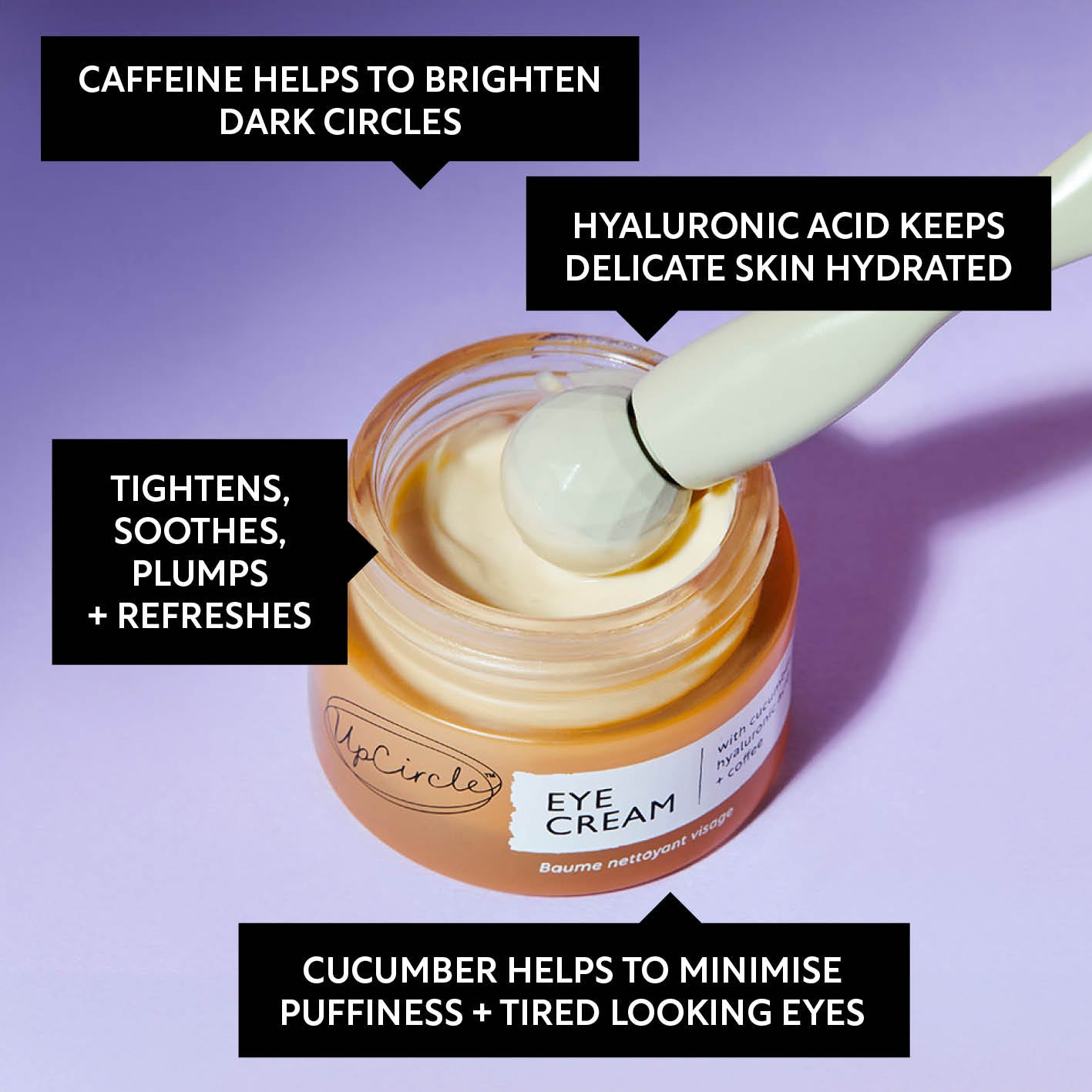 UpCircle x VOXI - Eye Cream + Eye Roller
