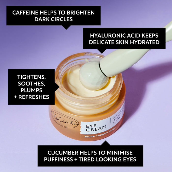 small product image-16,UpCircle Merry + Bright Eyes Gift Set: Eye Cream and Eye Roller with key benefits highlighted