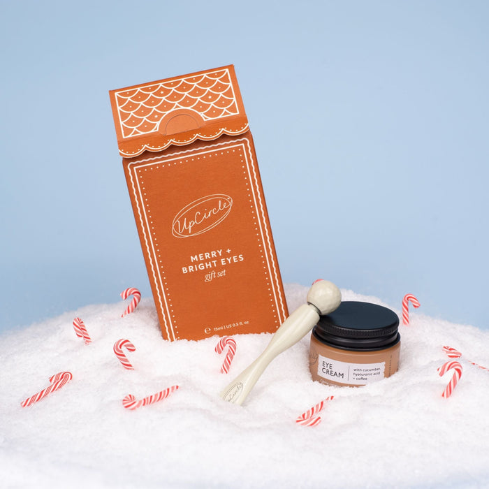 small product image-11,UpCircle Merry + Bright Eyes Gift Set: Merry + Bright Eyes Gift Set in a festive lifestyle setting