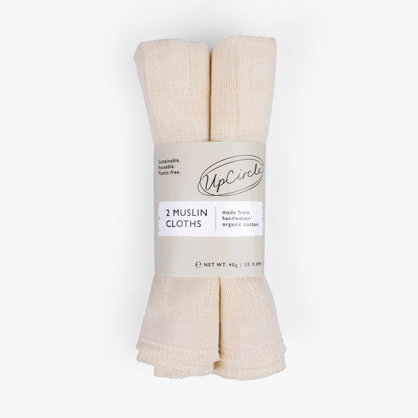 Organic Muslin Face Cloths