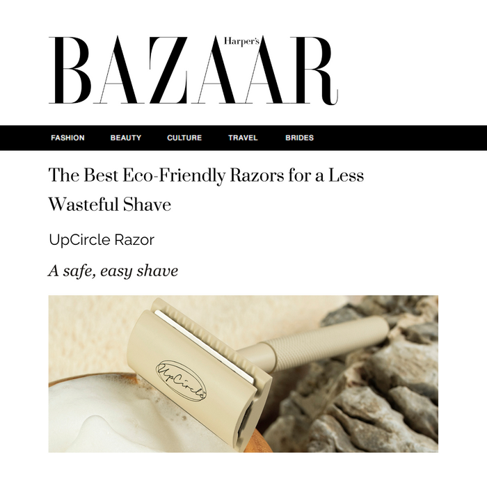 Reusable Plastic-Free Razor | Sustainable Safety Razor - UpCircle Beauty