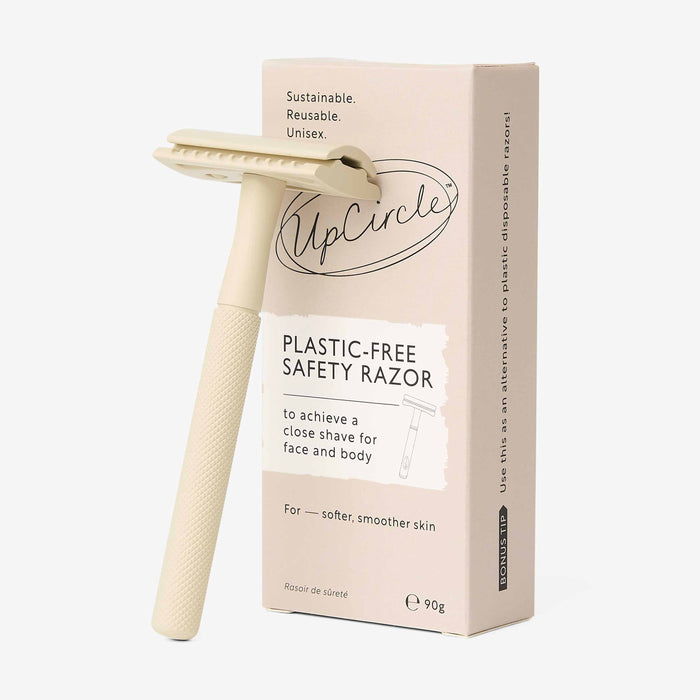 White Lable Razor Reusable Plastic-Free Razor | Sustainable Safety Razor - UpCircle Beauty