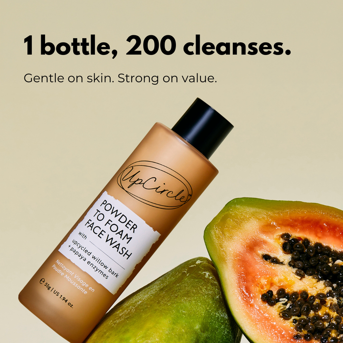 product image-5,Powder to Foam Face Wash with Willow Bark + Papaya Enzymes
