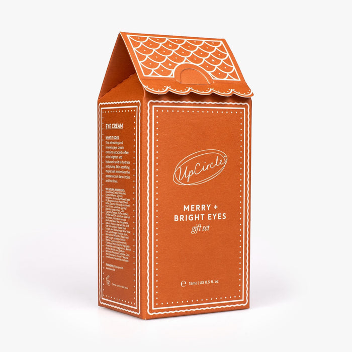 small product image-17,UpCircle Merry + Bright Eyes Gift Set: Gingerbread house outer gift box, second angle
