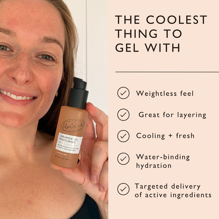 small product image-4,The coolest thing to gel with: weightless feel, great for layering, cooling and fresh, water-binding hydration, targeted delivery of active ingredients