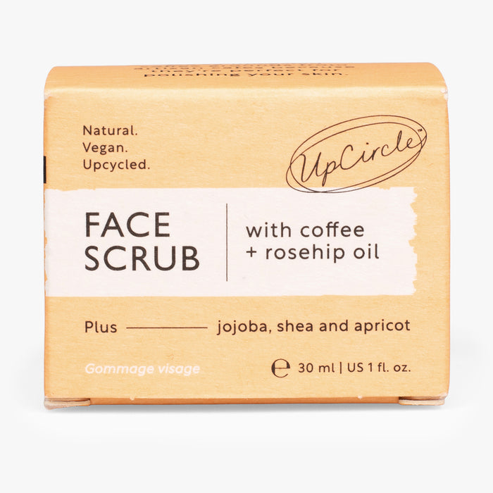 product image-2,Face Scrub with Coffee + Rosehip Oil travel size 30ml box