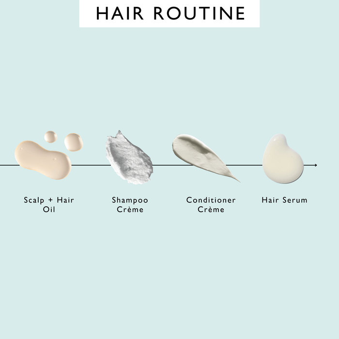 small product image-8,UpCircle hair routine order of use: scalp + hair oil, shampoo crème, conditioner crème, then hair serum
