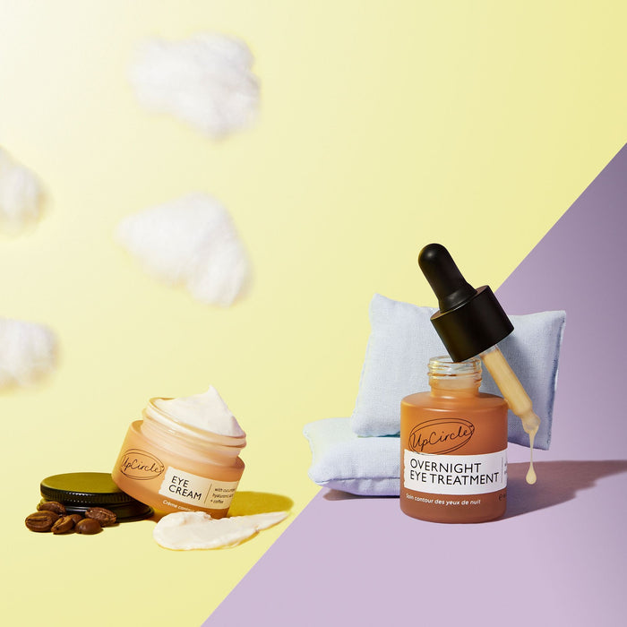 small product image-3,Eye Cream for the day and Overnight Eye Treatment for the night, side by side