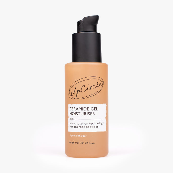 small product image-1,UpCircle Ceramide Gel Moisturiser 50ml glass pump bottle